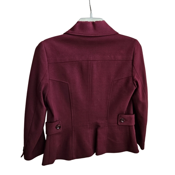 Sandra Angelozzi - plum work blazer - size 0 - Picture 2 of 2